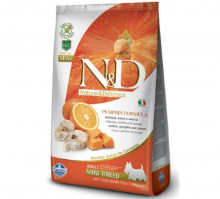 N&D Tahılsız Mini Balkabağı Morina Balığı ve Portakallı 7 Kg Köpek Maması kullananlar yorumlar